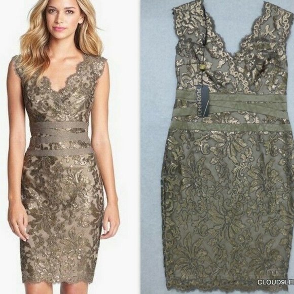Tadashi Shoji Dresses & Skirts - Tadashi Shoji Paillette Embroidered Dress